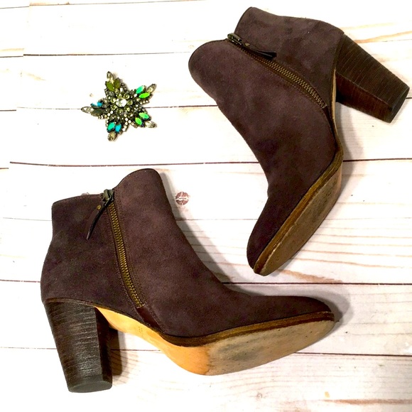 Ankle bootie Cole Haan Grand.OS brown size 8 genuine leather - Picture 2 of 9